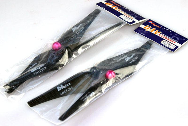 2 Pairs Carbon Fiber Propeller self-lock for DJI Phantom 2 Vision+ Plus 9.4 x 4.3