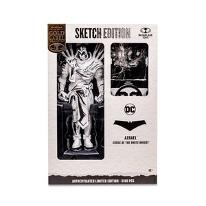 ToyShnip McFarlane Toys DC Multiverse Azrael Curse of the White Knight Sketch Gold Label 7-Inch Action Figure -