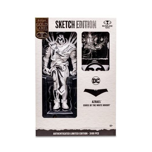 ToyShnip McFarlane Toys DC Multiverse Azrael Curse of the White Knight Sketch Gold Label 7-Inch Action Figure -