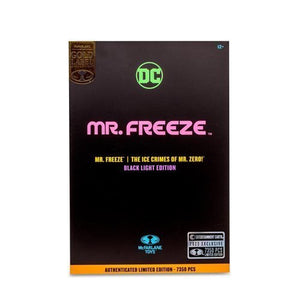 ToyShnip McFarlane Toys DC Multiverse Mr. Freeze Black Light Gold Label 7-Inch Scale Action Figure - Entertainment Earth