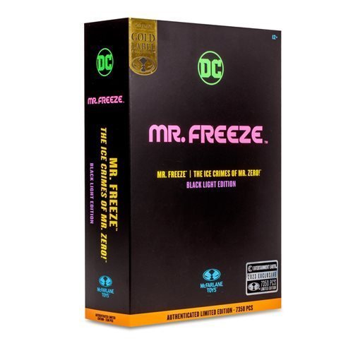 ToyShnip McFarlane Toys DC Multiverse Mr. Freeze Black Light Gold Label 7-Inch Scale Action Figure - Entertainment Earth