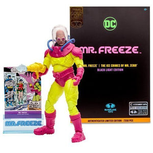 ToyShnip McFarlane Toys DC Multiverse Mr. Freeze Black Light Gold Label 7-Inch Scale Action Figure - Entertainment Earth