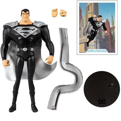 ToyShnip McFarlane Toys DC Multiverse Superman Black Suit Superman: The Animated Series 7-Inch Scale Action Figure — Action