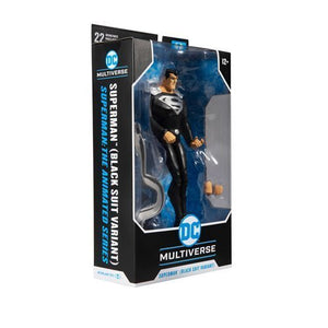 ToyShnip McFarlane Toys DC Multiverse Superman Black Suit Superman: The Animated Series 7-Inch Scale Action Figure — Action