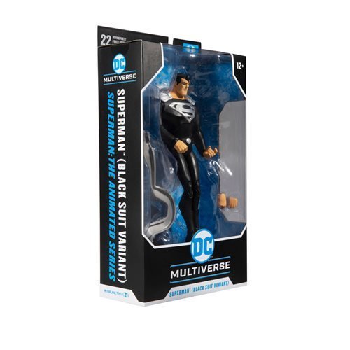 ToyShnip McFarlane Toys DC Multiverse Superman Black Suit Superman: The Animated Series 7-Inch Scale Action Figure — Action