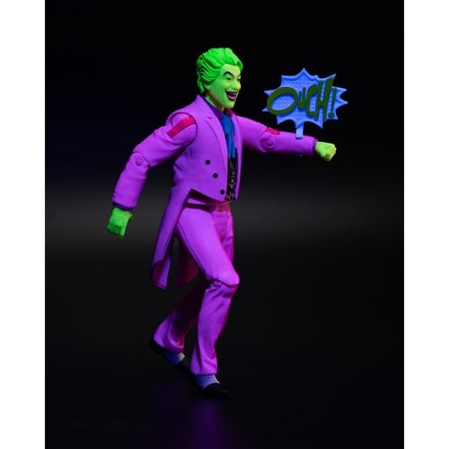 ToyShnip McFarlane Toys DC Retro The Joker Batman: Classic TV Series Black Light Gold Label 6-Inch Action Figure -