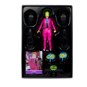 ToyShnip McFarlane Toys DC Retro The Joker Batman: Classic TV Series Black Light Gold Label 6-Inch Action Figure -