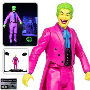 ToyShnip McFarlane Toys DC Retro The Joker Batman: Classic TV Series Black Light Gold Label 6-Inch Action Figure -