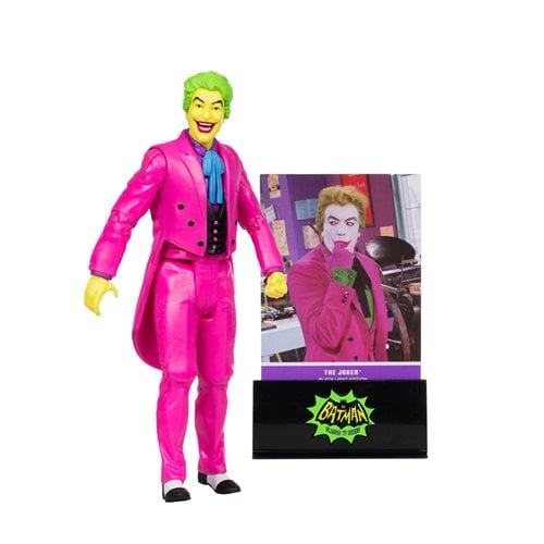 ToyShnip McFarlane Toys DC Retro The Joker Batman: Classic TV Series Black Light Gold Label 6-Inch Action Figure -