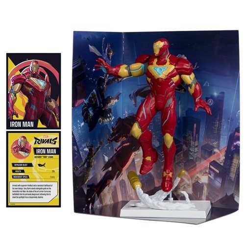 ToyShnip McFarlane Toys Marvel Rivals Iron Man 1:6 Scale Posed Figure with Scene and Comic — Action & Toy Figures