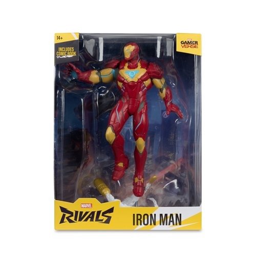 ToyShnip McFarlane Toys Marvel Rivals Iron Man 1:6 Scale Posed Figure with Scene and Comic — Action & Toy Figures