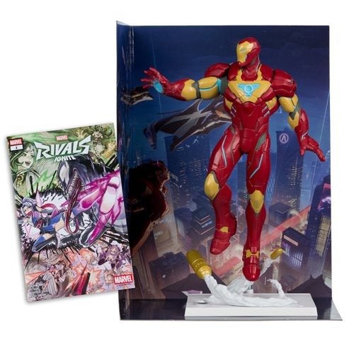 ToyShnip McFarlane Toys Marvel Rivals Iron Man 1:6 Scale Posed Figure with Scene and Comic — Action & Toy Figures