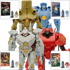 McFarlane Toys Pacific Rim Jaeger Wave 1 4-Inch Scale Action Figure with Comic Book - Select Figure(s) - Echo Six Hobbies