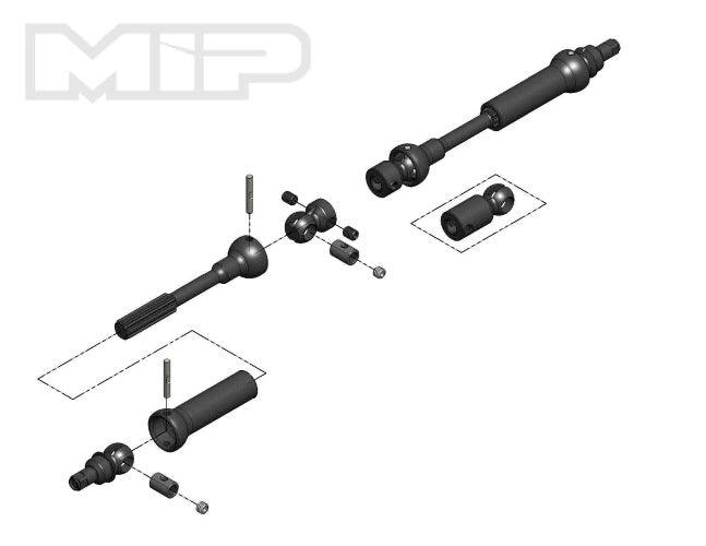 MIP 18180 X-Duty Center Drive Kit 95mm to 130mm Vaterra K5 K10 Ascender