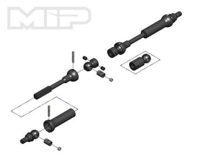 MIP 18180 X-Duty Center Drive Kit 95mm to 130mm Vaterra K5 K10 Ascender