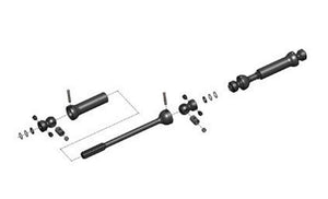 Mip 18325 X Duty Center Drive 12.3" W.B Axial SCX10 II (AX90046)