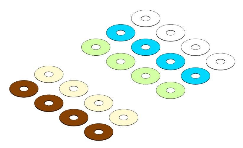 MIP 19005 Bypass1 Tuning Valves Kit 1/8th Scale