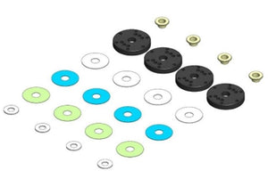 MIP 19030 Bypass1 Pistons 6-Hole Set 16mm TLR 1/8th Scale Vehicles