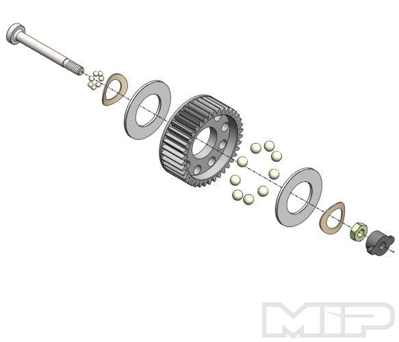 MIP 20095 Rebuild Kit Losi Mini-T/B 2.0 Series Ball Diff