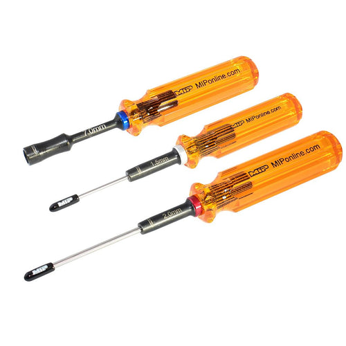 MIP - Moore's Ideal Products Wrench Set, Gen 2, 1.5mm, 2.0mm Hex Wrench, 7.0mm Nut