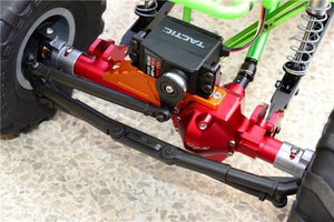 GPM ALUMINUM FRONT OR REAR AXLE HOUSING AXIAL SMT / RR10 BOMBER GUNSILVER