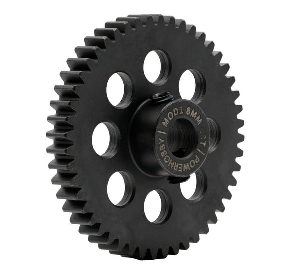 Powerhobby Hardened Steel 50T Mod1 8mm Pinion Gear MOD 1 Speed Run / Drag Racing