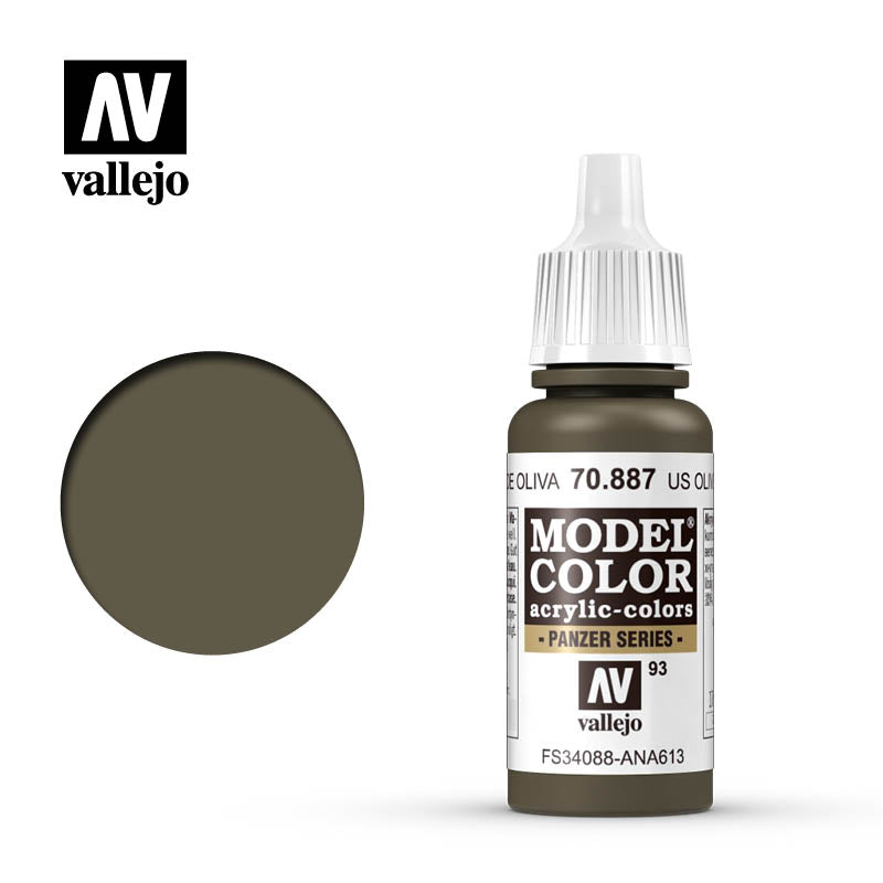 Little Shop of Magic Model Color: US Olive Drab (17ml) — Miniatures