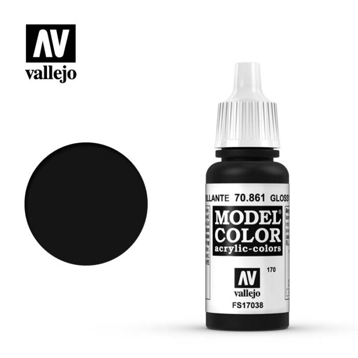 Little Shop of Magic Model Color: Glossy Black (17ml) — Miniatures