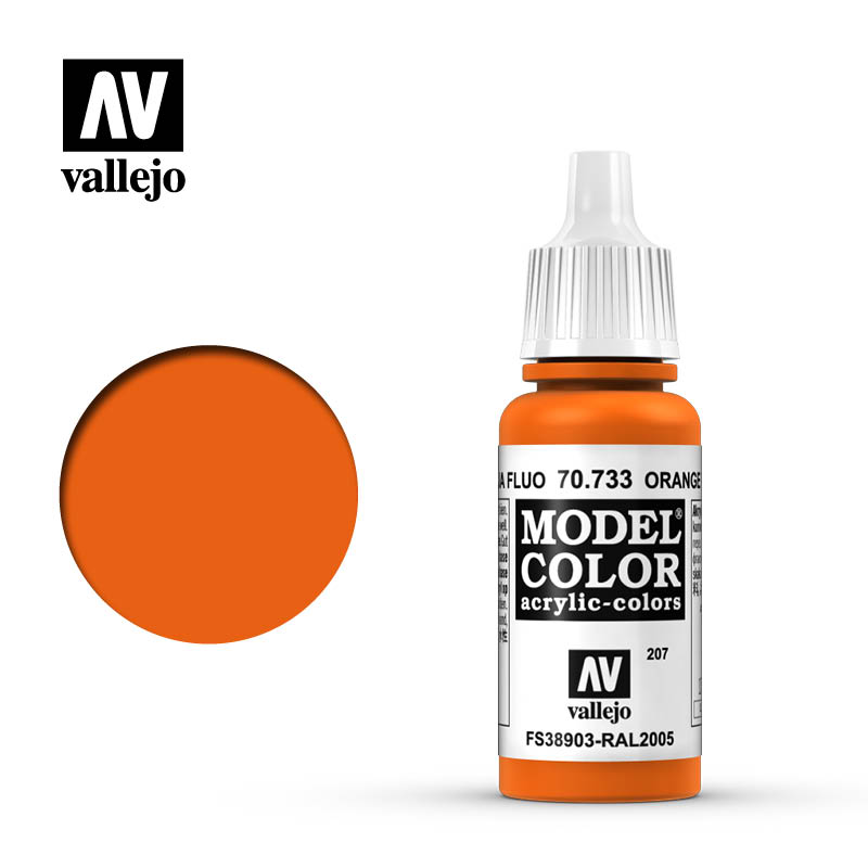 Little Shop of Magic Model Color: Florescent Orange (17ml) — Miniatures