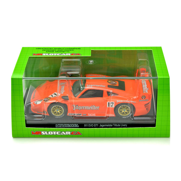 MRSLOTCAR Porsche 911 GT1 EVO Jagermeister 1/32 Slot Car MR SlotCar MR1024