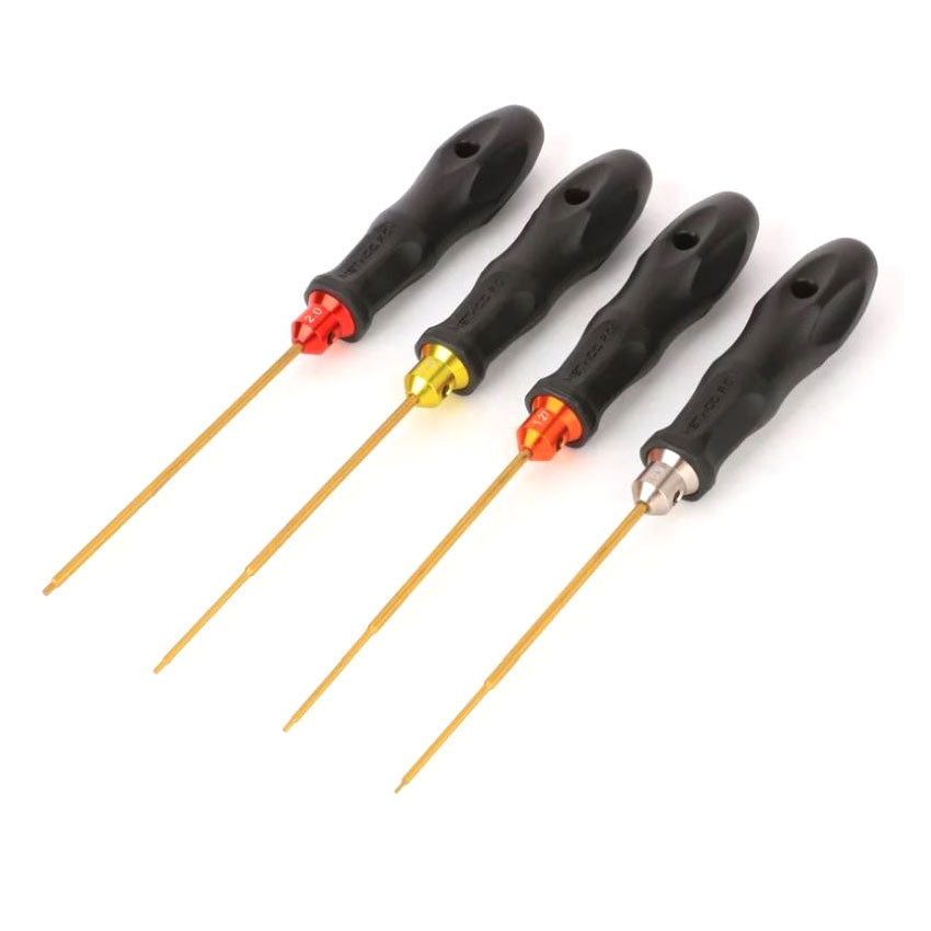 Method R/C Tools 4 Piece Metric Hex Driver Set (0.9, 1.27/0.05", 1.5, 2.0mm)