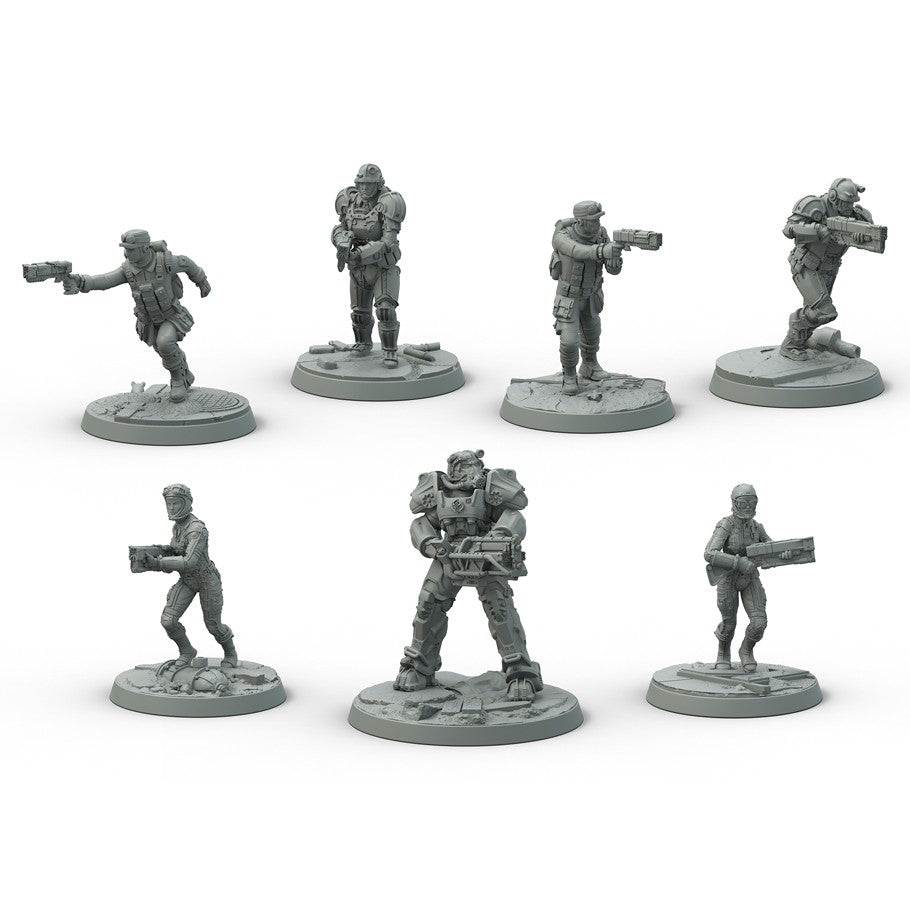 Little Shop of Magic Fallout: Wasteland Warfare - Brotherhood of Steel - Core Box (Updated) — Miniatures