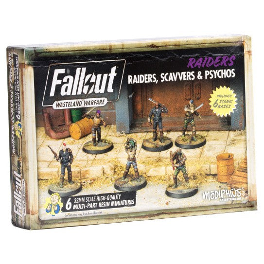 Little Shop of Magic Fallout: Wasteland Warfare - Raiders - Raiders, Scavvers & Psychos — Miniatures