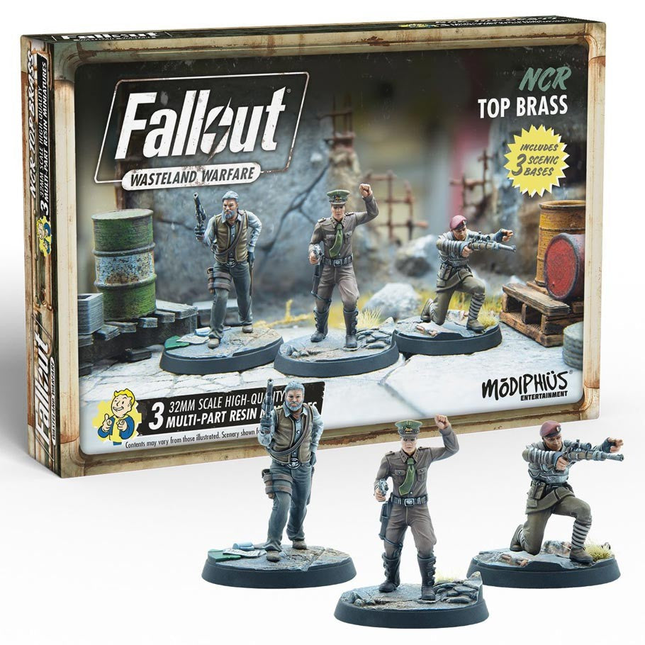 Little Shop of Magic Fallout: Wasteland Warfare - NCR - Top Brass — Miniatures