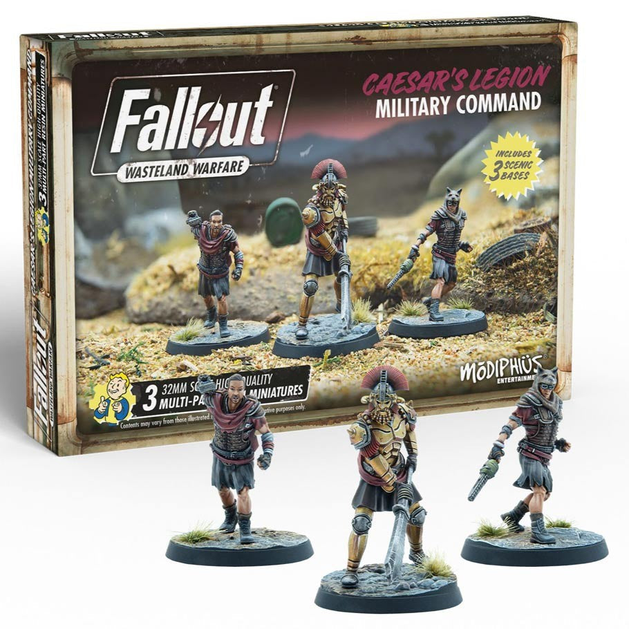 Little Shop of Magic Fallout: Wasteland Warfare - Caesar's Legion - Military Command — Miniatures