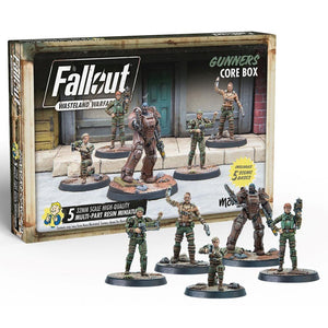 Little Shop of Magic Fallout: Wasteland Warfare - Gunners - Core Box — Miniatures