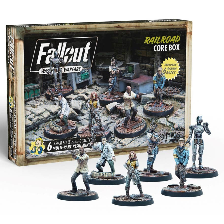 Little Shop of Magic Fallout: Wasteland Warfare - Railroad - Core Box — Miniatures