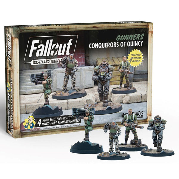 Little Shop of Magic Fallout: Wasteland Warfare - Gunners - Conquerors Quincy — Miniatures