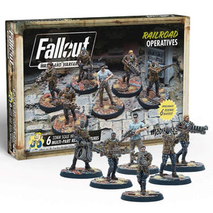Little Shop of Magic Fallout: Wasteland Warfare - Railroad - Operatives — Miniatures