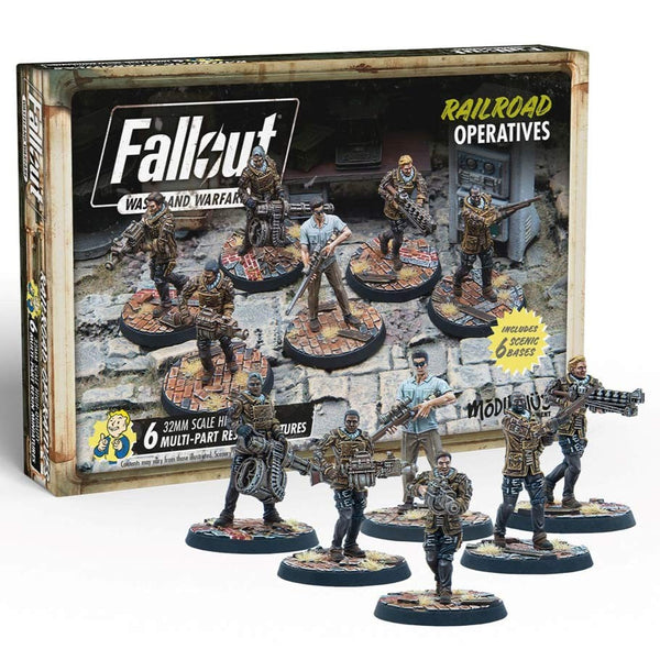 Little Shop of Magic Fallout: Wasteland Warfare - Railroad - Operatives — Miniatures