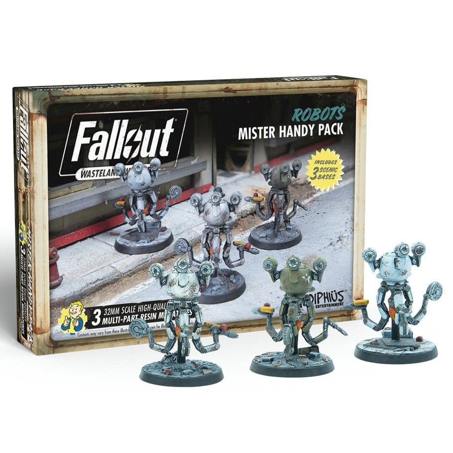 Little Shop of Magic Fallout: Wasteland Warfare - Robots - Mister Handy Pack — Miniatures