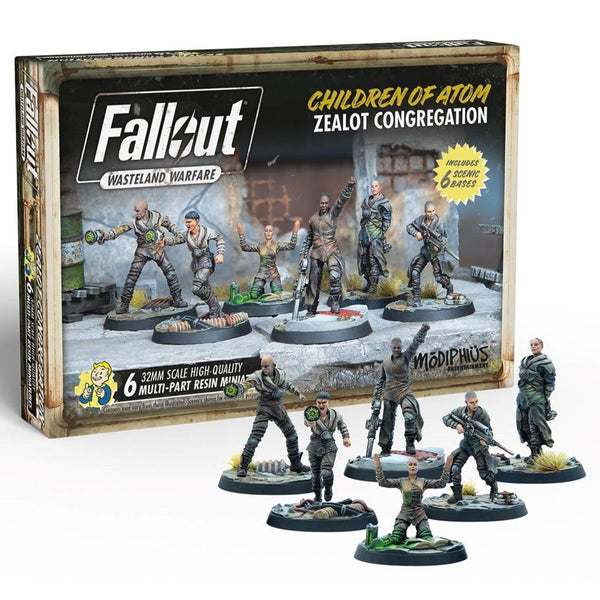 Little Shop of Magic Fallout: Wasteland Warfare - Children of Atom - Zealot Congregation — Miniatures