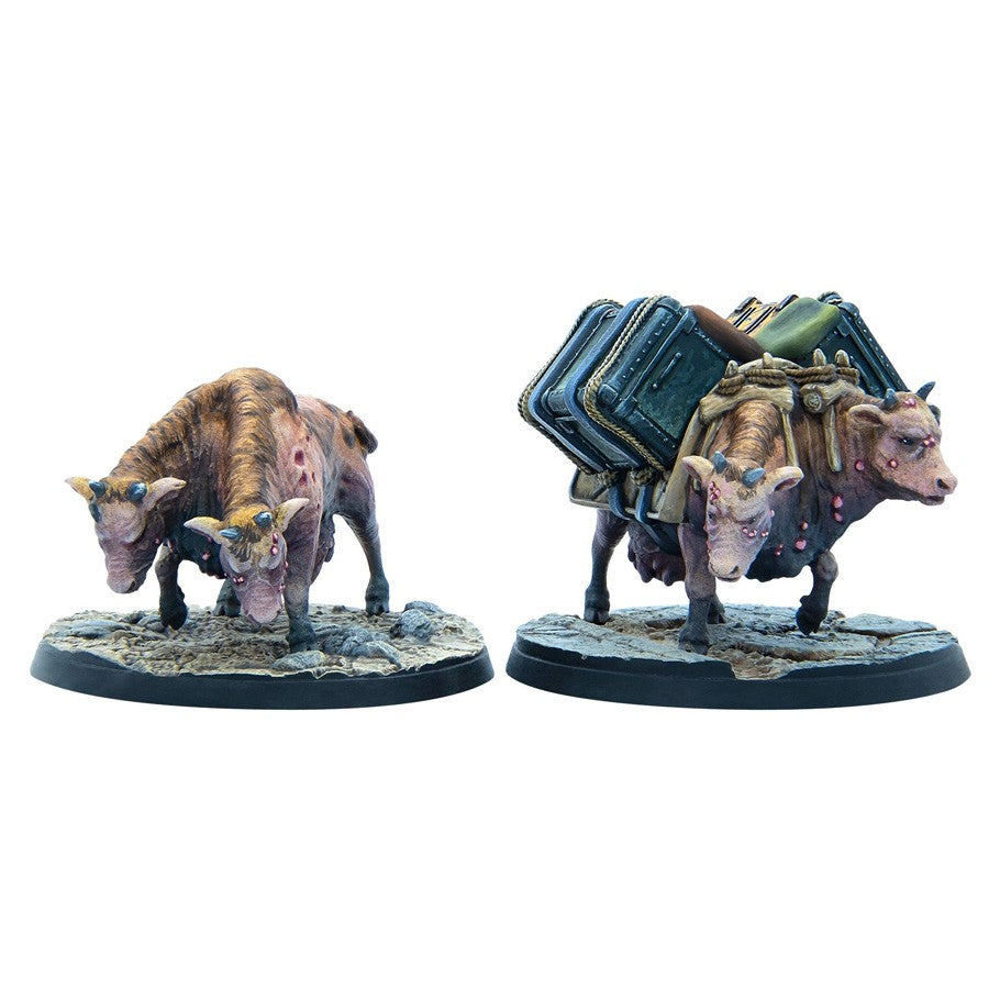 Little Shop of Magic Fallout: Wasteland Warfare - Creatures - Brahmin Herd — Miniatures
