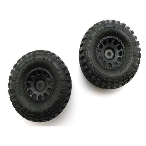 Kyosho MXTH003HW Premounted Tire/Wheel w/Weight 2pcs INTERCO TIRE