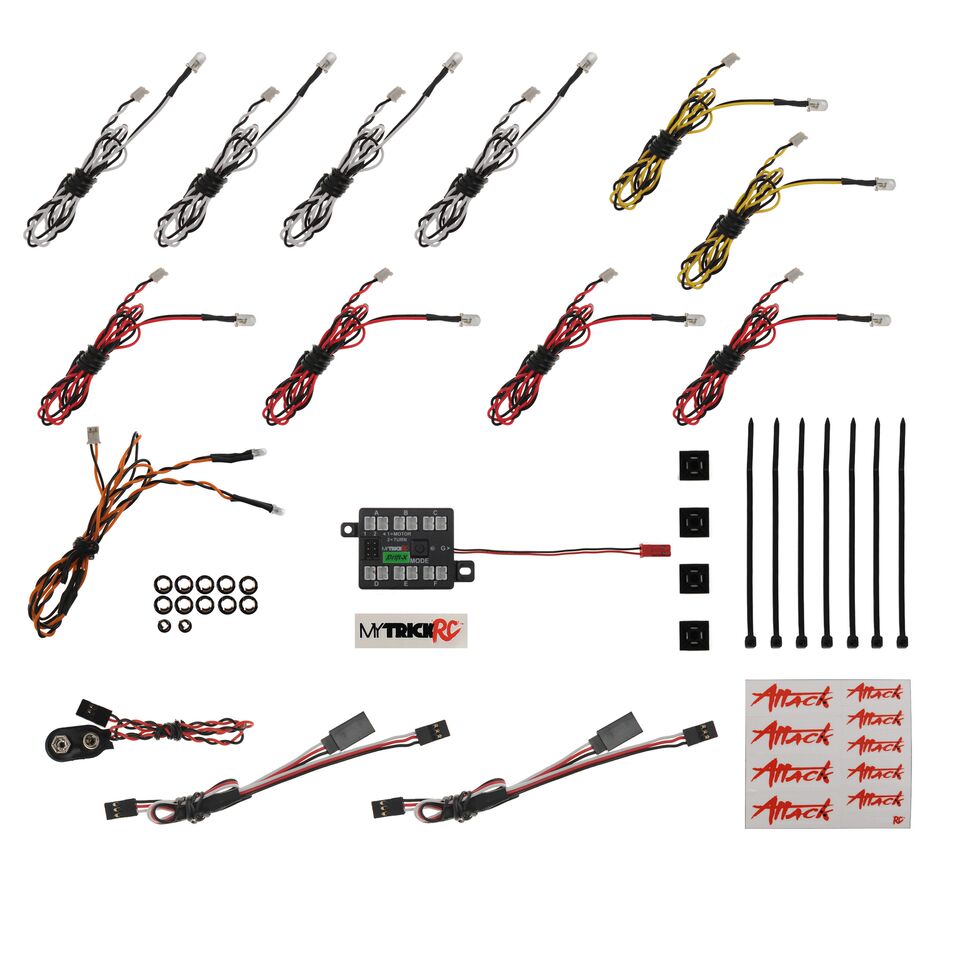 MyTrickRC Attack Super 1200 Light Bar Kit- 1-Drift-X Controller with