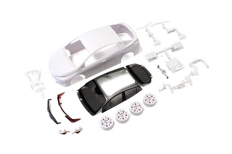 Kyosho MZN191 Toyota PRIUS PHV White Mini-Z body set (w/Wheels)