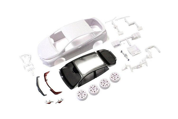 Kyosho MZN191 Toyota PRIUS PHV White Mini-Z body set (w/Wheels)