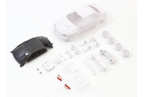 Kyosho MZN200 Impreza WRC 2002 White Body Set w/Wheel Mini-Z