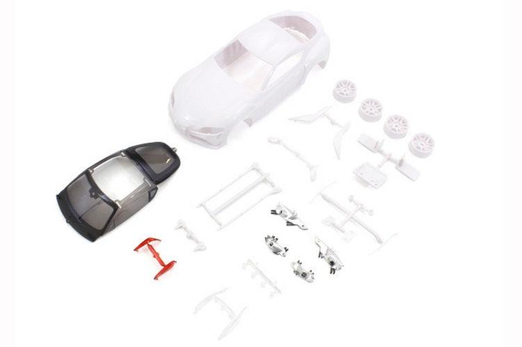 Kyosho MZN202 Toyota GR Supra White Body Set w/Wheel Mini-Z