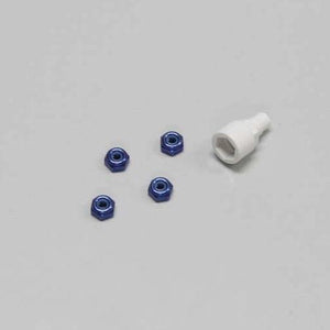 Kyosho MZW13BL Color Nylon Nut Blue